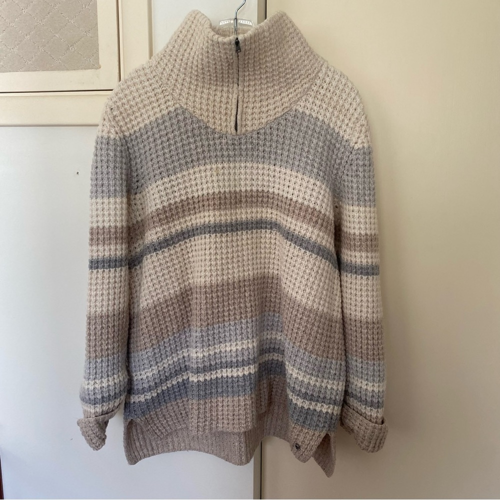 Eddie Bauer Wool Blend Knit Striped Sweater - Picture 7 of 11